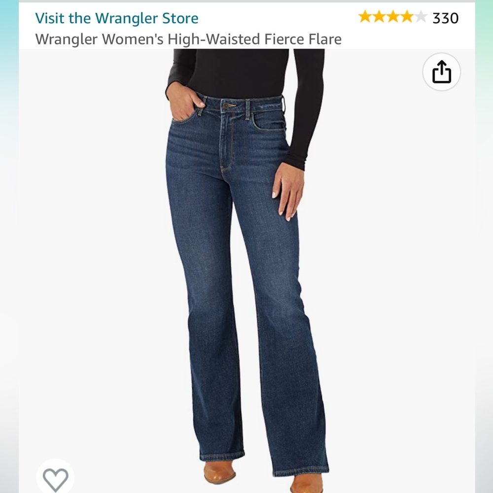 Wrangler Women’s Flare Jeans sz 10 NWT